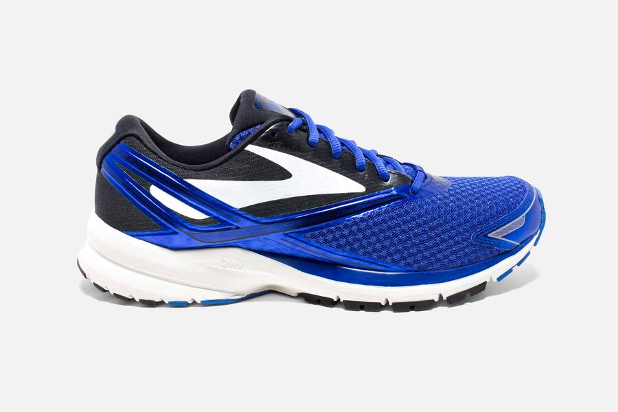 Brooks Launch 4 Mens Australia - Road Running Shoes - Blue /Black (746-MSQCL)